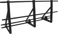 Ограждение кровли со снегозадержателем ТЕКТА H-600 d-25 (круг) EURO RAL 9005