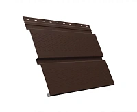Софит металлический с перфорацией Квадро брус Grand Line Drap 140 г/м2 RAL 8017