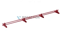 Снегозадержатель трубчатый Vegastok VEGALite 20x40 (овал) 3 м универсальный RAL 3005