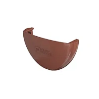 ТН ПВХ заглушка желоба, Красный RAL 8004*