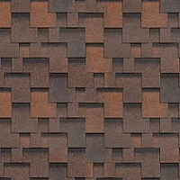 Гибкая черепица однослойная Shinglas ТехноНИКОЛЬ Фокстрот Кедр